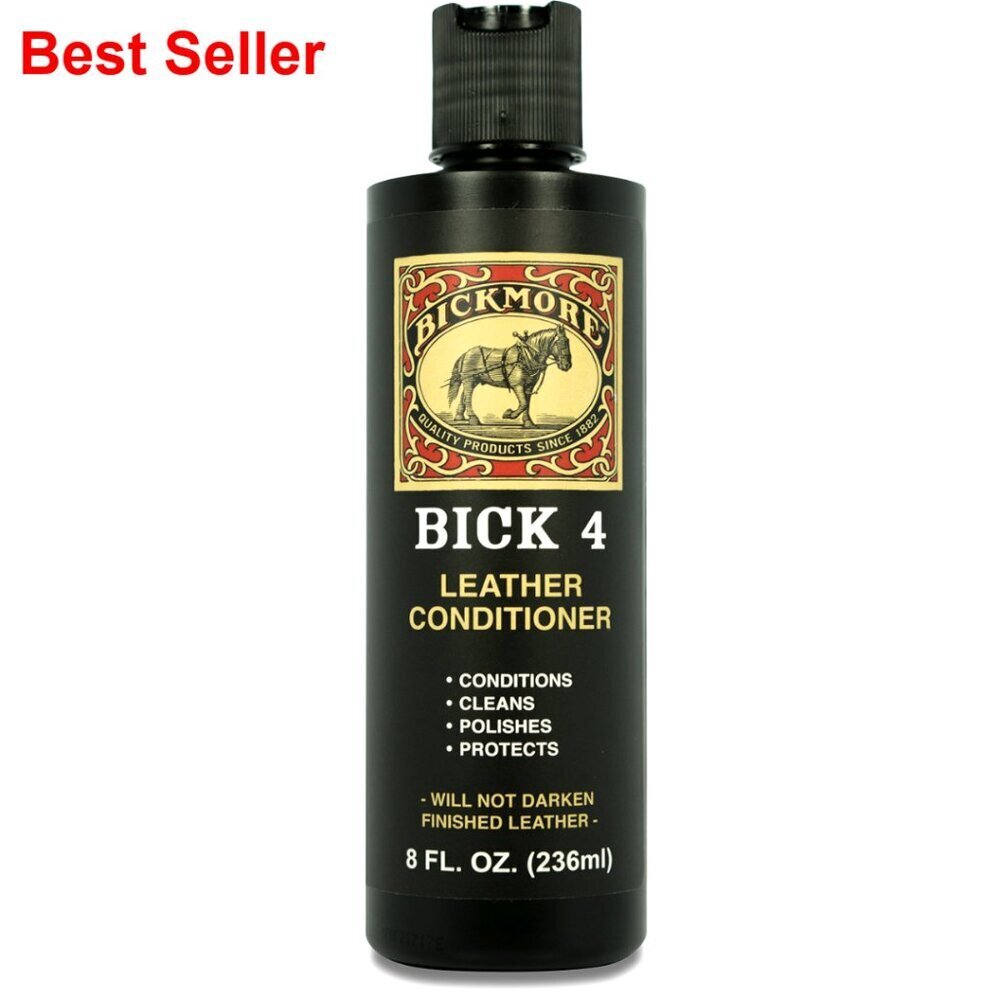 Leather Conditioner & Cleaner 8 oz Restores Protects Smooth Leather